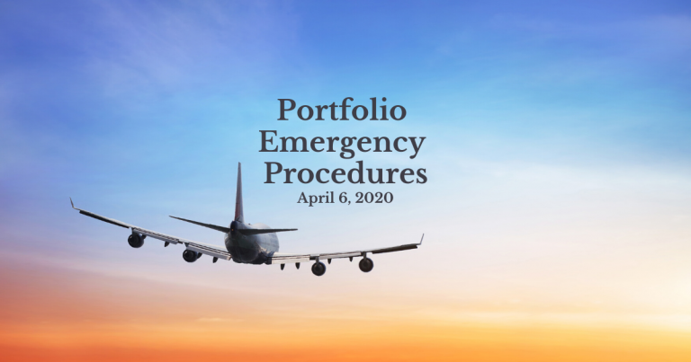portfolio emergency procedures