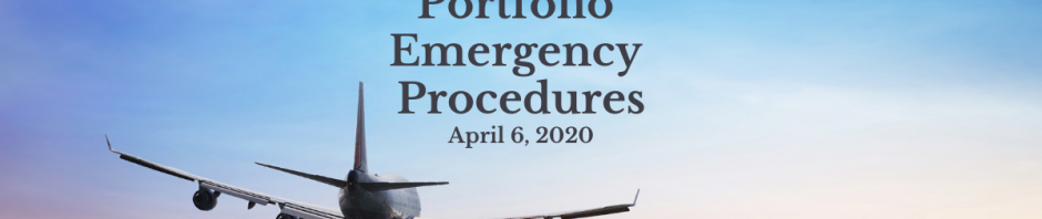 Emergency Procedures (3) portfolio emergency procedures