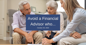 avoid a financial advisor