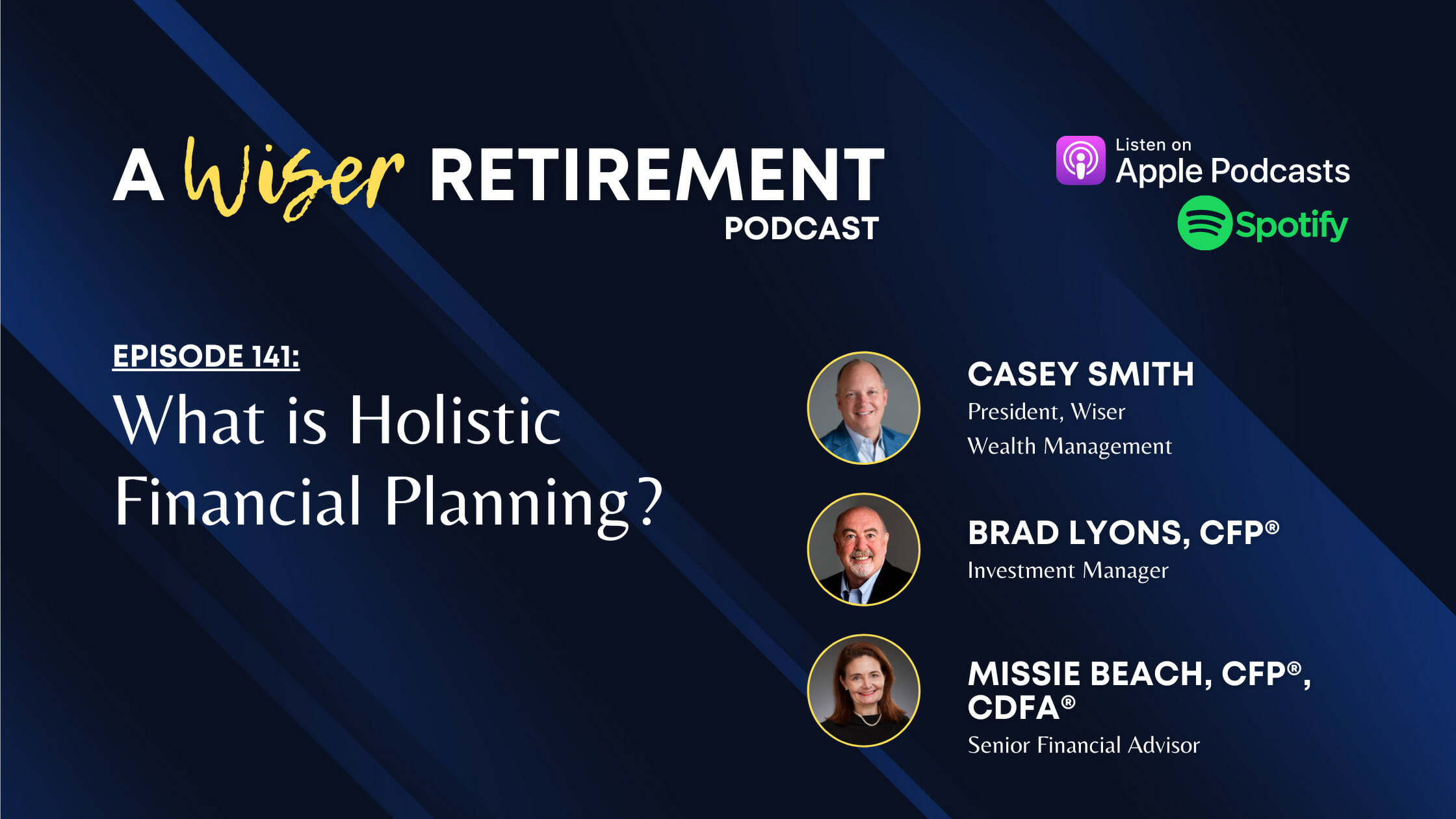 What is holistic financial planning?