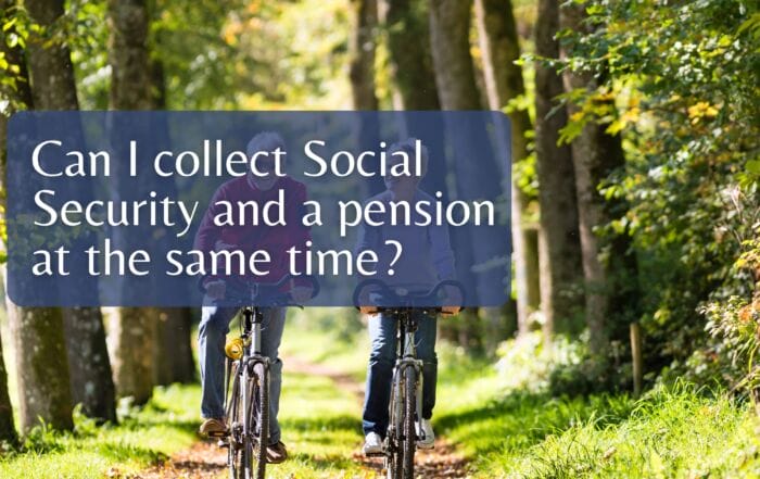 can i collect social security and a pension at the same time