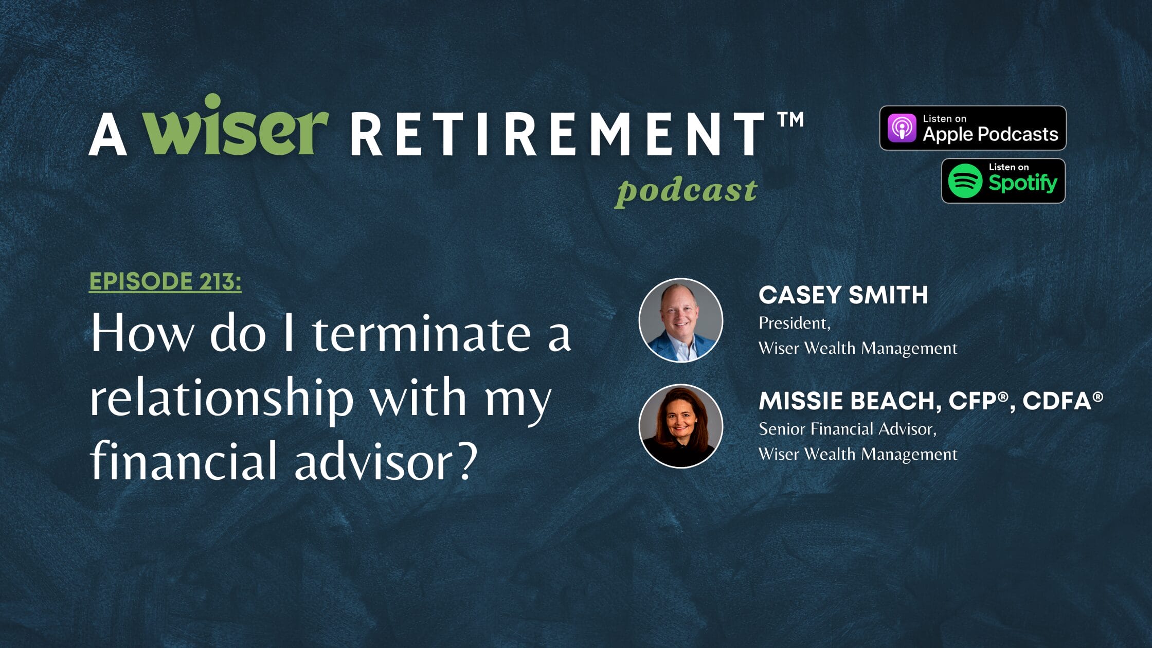 How do I terminate a relationship with my financial advisor?