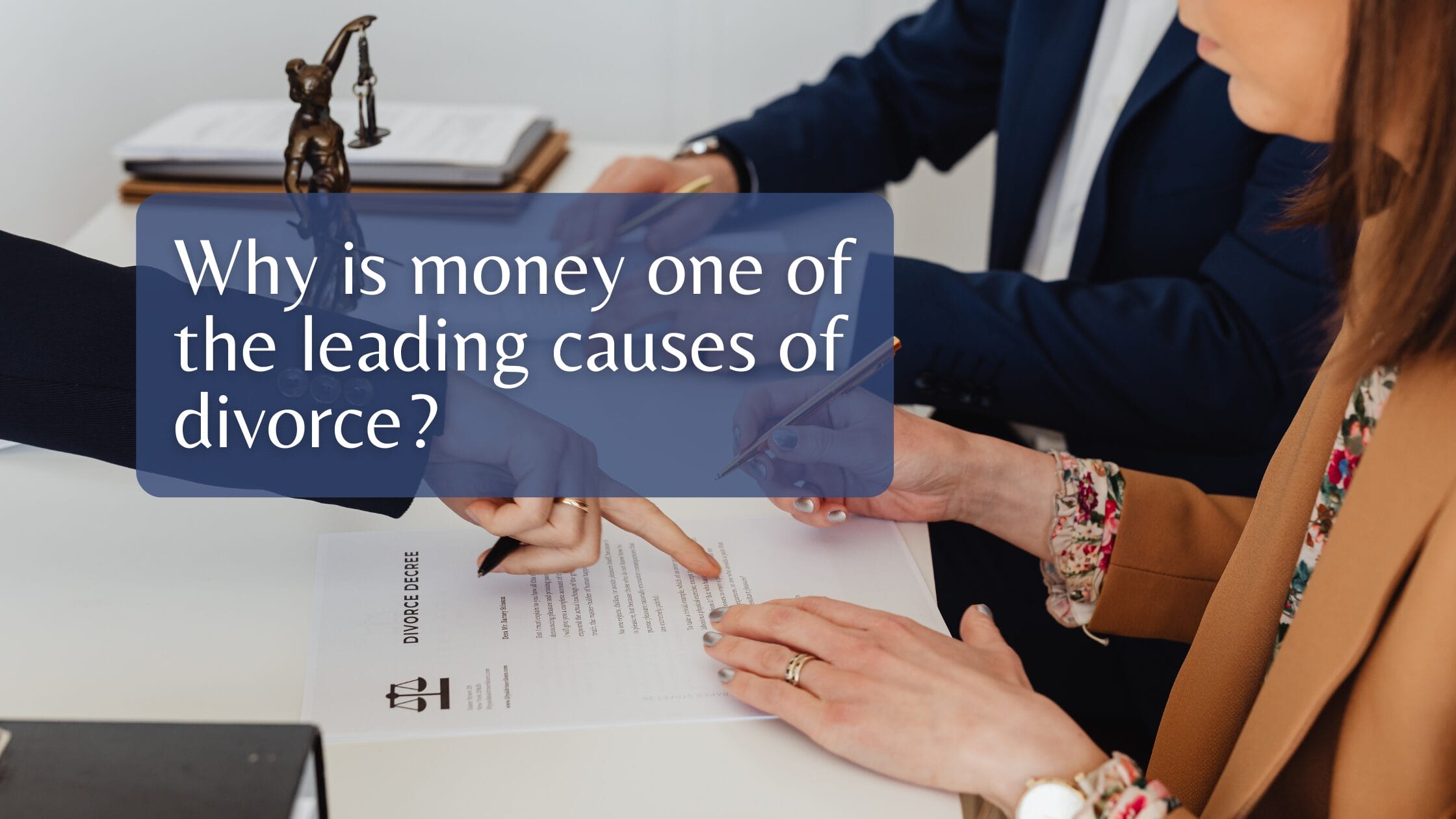 Why is money one of the leading causes of divorce?