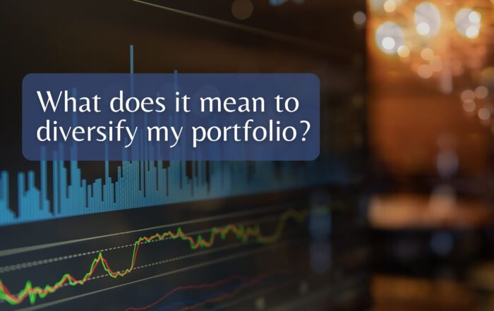 What does it mean to diversify my portfolio?