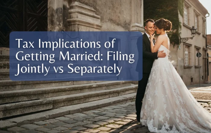 tax implications of getting married filing jointly vs separately